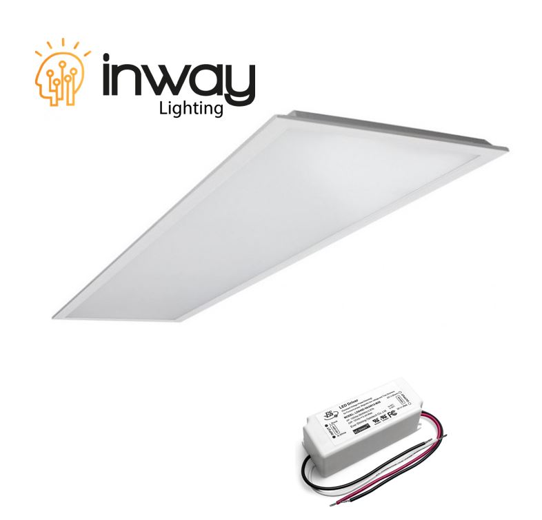 Kit Panel LED Rectangular de Luz Directa (BackLit), p/Empotrar, 72W ...